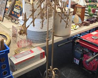 Large pair of candelabras
