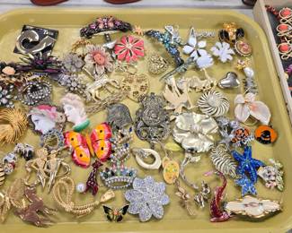 LOTS OF COSTUME!!!!! Brooches