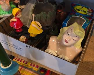 box lot of vintage goodies