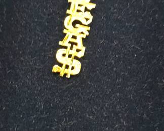 14k gold Vegas charm