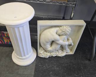 plaster plant stand and more