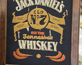 Needlepoint Jack Daniels