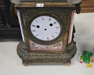 vintage French mantle clock no movement
