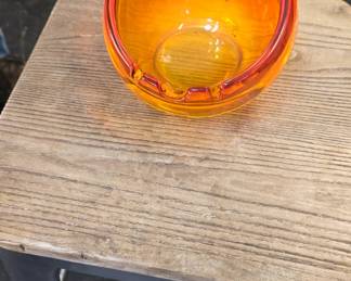Awesome vintage mcm ashtray that glows orange