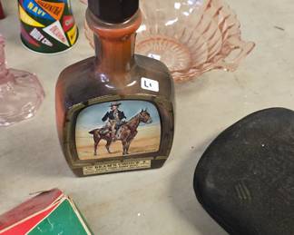 vintage whiskey bottle
