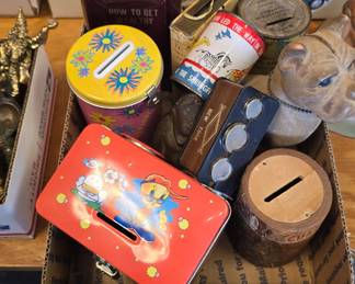 box lot of vintage goodies