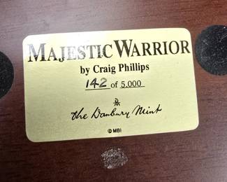 Majestic warrior bronze deer Danbury