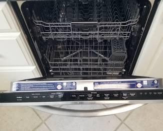 KitchenAid dishwasher with stainless steel interior