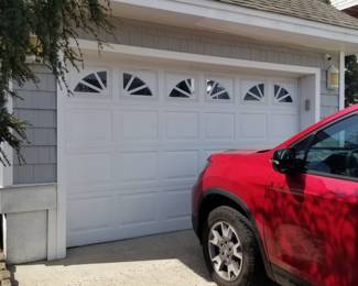 Garage door 13 ft. wide x 7 ft. tall