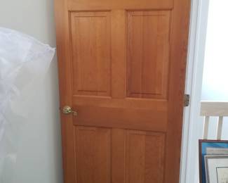 6-panel solid wood interior doors throughout
