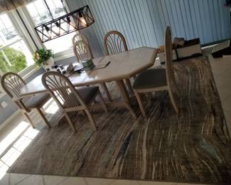 Dining set seat 6; shown with removable table leaf