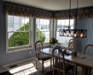 Dining set seats six