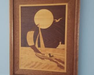 Hudson River Inlay Marquetry Art