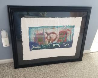 Davis Dodsworth etching - artist signed & numbered