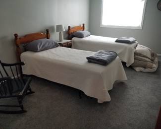 Twin beds