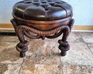 Ornate footstool