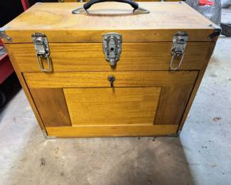 Oak machinist box