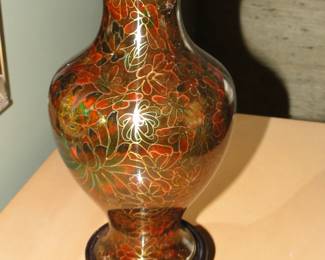 Cloisonne vase (2)