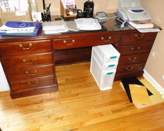 Desk with drawers