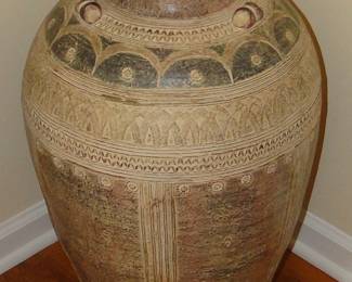 Large Vase filled with pussy willows