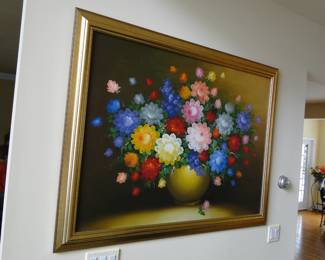 Floral art by R. Cox