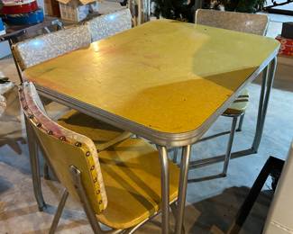 1950’s table with 4 chairs. 