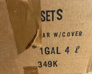 Tom’s store jar in original box. 