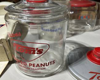 Tom’s and Lance store jars. Many more. He worked for Tom’s for over 40 years. We a lot of Tom’s peanut items