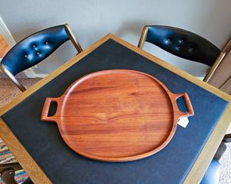 Vintage Dansk Denmark teak serving tray