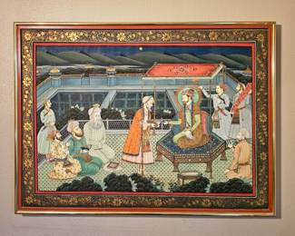 Silk painting