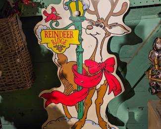 Vintage light up yard sign