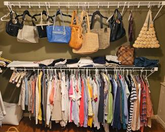 Purses: Cole Haan, Coach, Juicy Couture, Vera Bradley, et al.