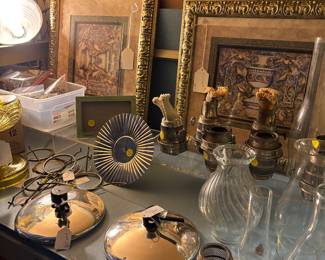 . Lamp parts, globes