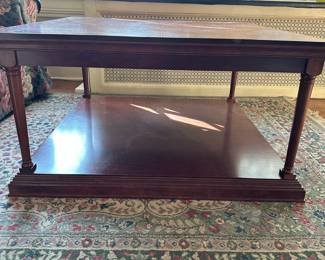 Square Coffee Table | Square wooden coffee table, similar styles made by Bombay Company. - h. 19 x w. 36 x d. 36 in
