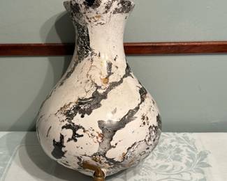 Charleton Wall Mounted Pitcher | Antique (1898) Charleton ceramic wall mounted pitcher (no basin included) - h. 16 x w. 9 x d. 10 in
