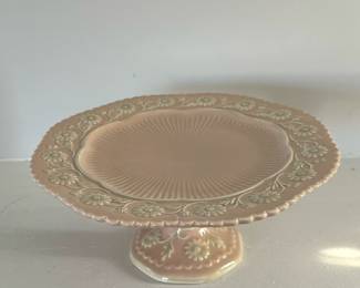 Stuart Collection Cakestand | Vintage (1970's) mid-century modern Italian ("Made in Italy") decorative cake stand from the Stuart Collection. - h. 4 x w. 8.5 in
