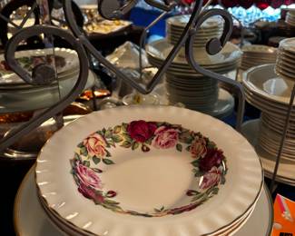 Ray Kirkham China...4 Bowls "Garden Rose" Made in England