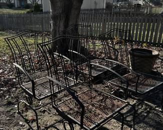 Great Spring Lawn Chairs and tables/ottomans