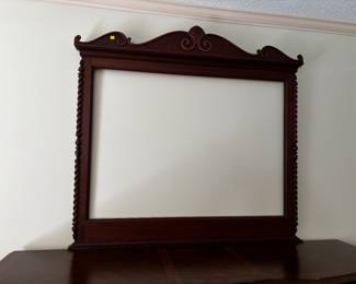 Barley twist Mirror and frame.  Separate from chest.  Mirror available...needs to be installed.