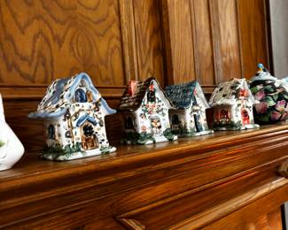 Ceramic Village Votives