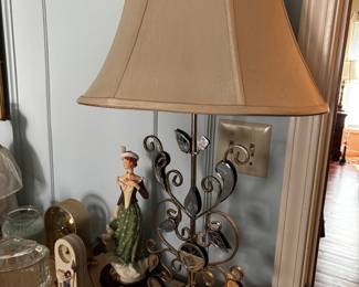 Love the mirror lamp and whimsical fairies, vanity boxes, clocks and lamps