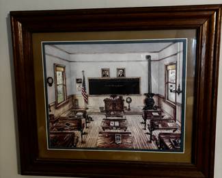 Primitive framed Print