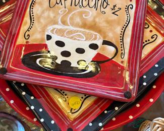 Cappuccino Plates by Lori