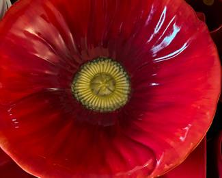 Maxcera Geranium Serving Bowl, plates etc.
