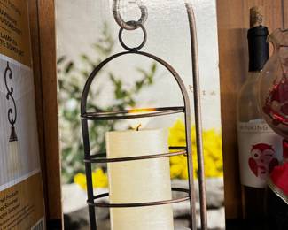 Illumination Antique Finish Pillar Candle Holder