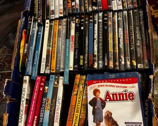 Great collection of DVDs, CDs, VHS, Sets and individual