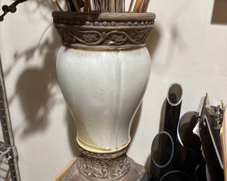 Unique pottery and ceramic vase