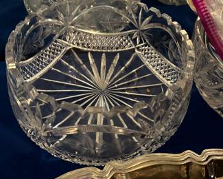 Crystal bowls in excellent condition