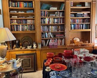 Books of all kinds.  Top 2 shelves will be Part 2.