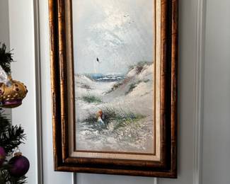 Lovely framed Acrylic. Certificate on back